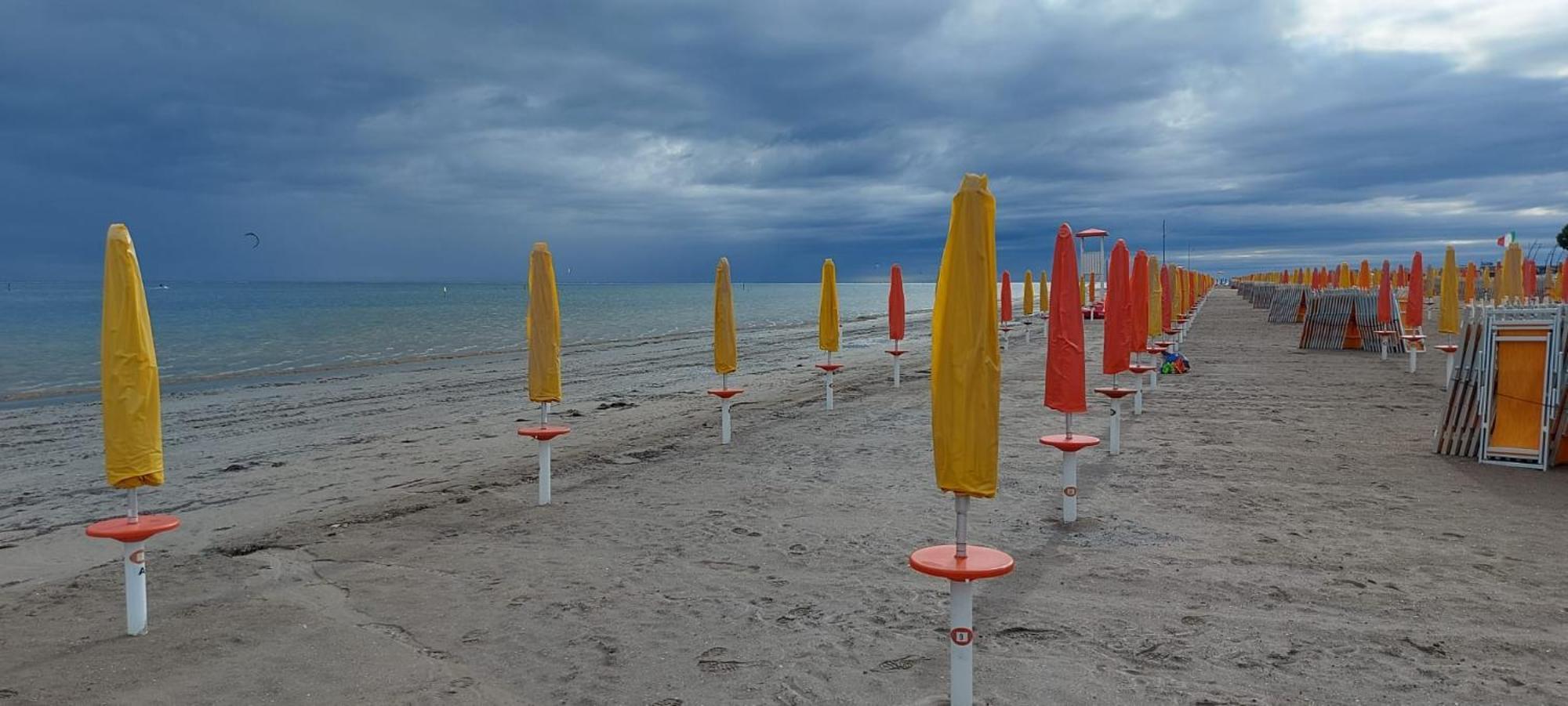 Seaview Beach Front Grado Pineta Andromeda Rom bilde